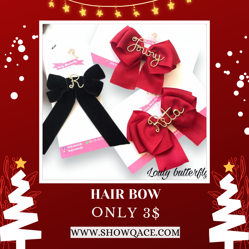 Hair bow 2024 with name